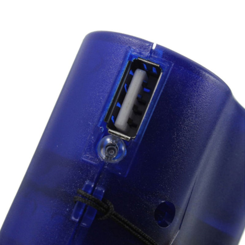 أداة شحن محمولة بمنفذ USB باليد للهاتف الذكي العالمي/MP4 - مولد دينامو كهربائي يدوي طارئ للسفر ووحدة إمداد طاقة بمستشعر للأنشطة الخارجية - Image 4