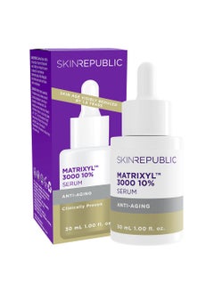 SKIN REPUBLIC Skin Republic Matrixyl 3000 10% Anti-Aging Serum, Reduces Deep Wrinkles & Improves Skin Texture (30ml)  - Image 1