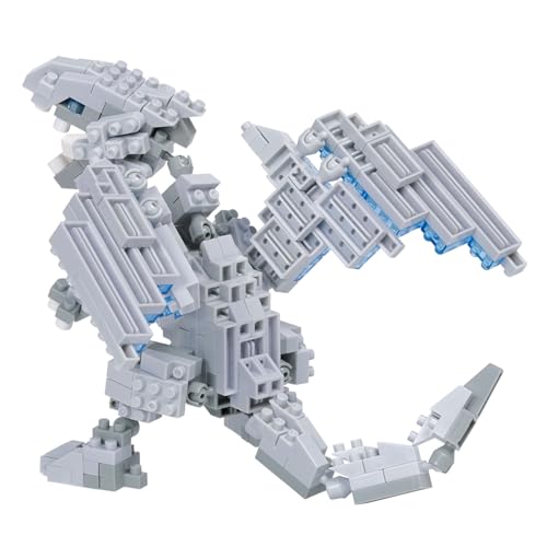 nanoblock YuGiOh Duel Monsters BlueEyes White Dragon Character Collection Series Building Kit - Image 3