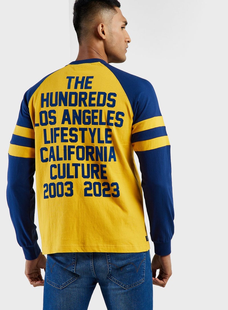 The Hundreds Cannon Raglan T-Shirt - Image 2