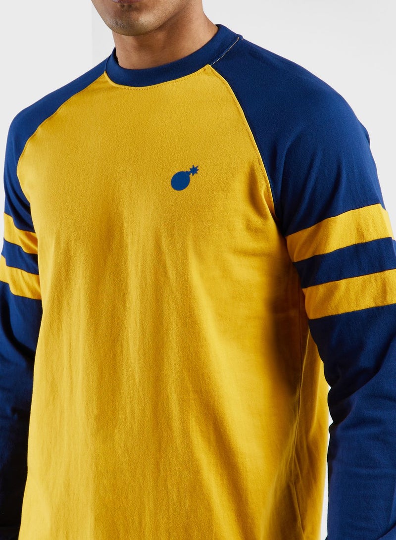 The Hundreds Cannon Raglan T-Shirt - Image 3