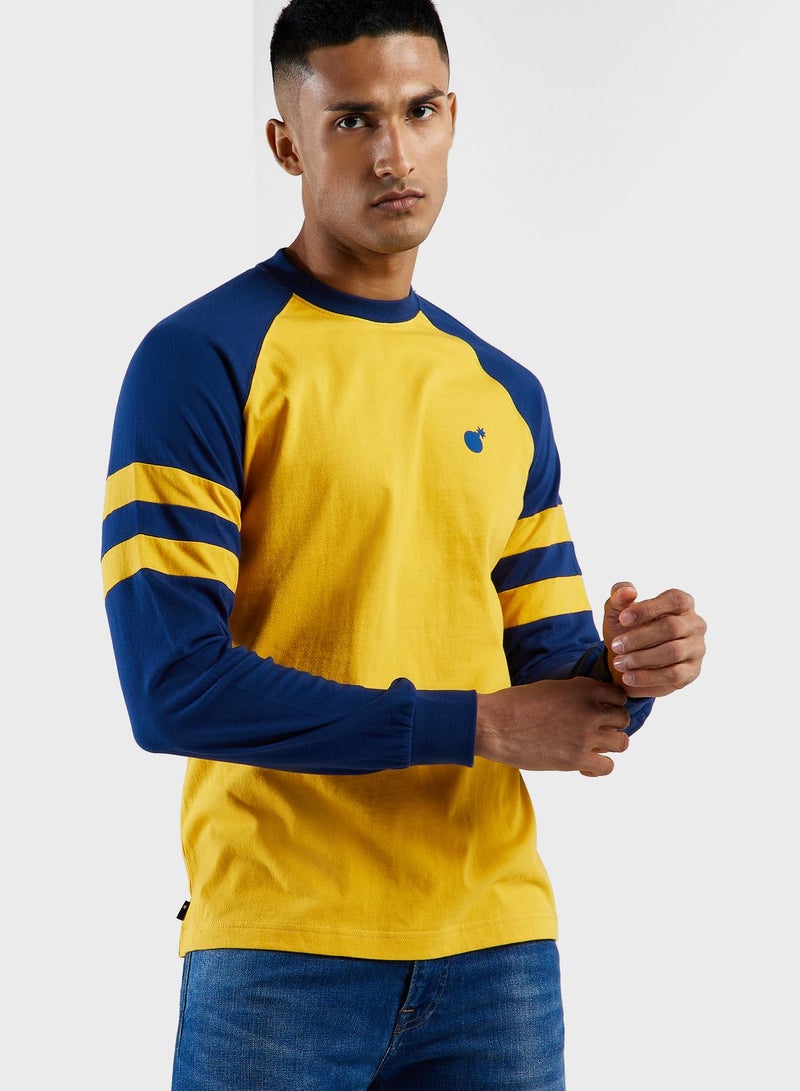 The Hundreds Cannon Raglan T-Shirt - Image 1