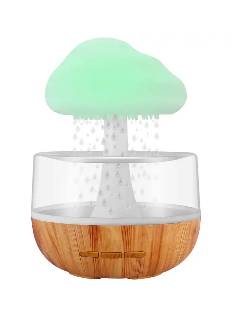 DIGI CORE Rain Cloud Night Light Aromatherapy Humidifier Essential Oil Diffuser 380ML 7 Colours LED Night Light 3 Power Levels Bedside Sleep Relaxation Water Drop Sound Cold Fog For Home Office Yoga Bedroom  - Image 4
