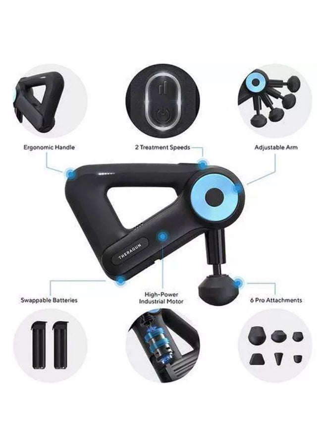 SHOPI Maxtop Deep Tissue Massage Gun For Back, Neck, Muscle Pain Relief Fitness Relaxation 12pcs Pro Heads - Image 2