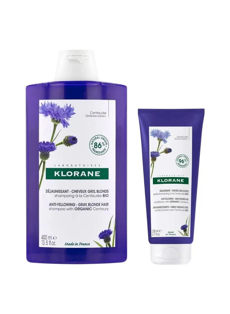 Klorane Centaury Silver Reflections Shampoo 400ml - Image 3