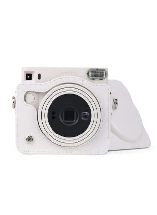 Square SQ1 Case Protective Case for Fujifilm Instax Square SQ1 Instant Camera PU Leather Cover with Adjustable Shoulder Strap, White - pzsku/Z8C77A6366AF3054C5851Z/45/_/1678354732/fb35f303-eb62-441e-8996-39eb60c329d7
