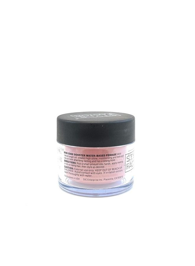 EDGEBOOSTER Style Factor EDGE BOOSTER Strong Hold Water Base Pomade- Excellent for Taming Edges & Braiding Hair (Sweet Peach, 0.85oz) - Image 2