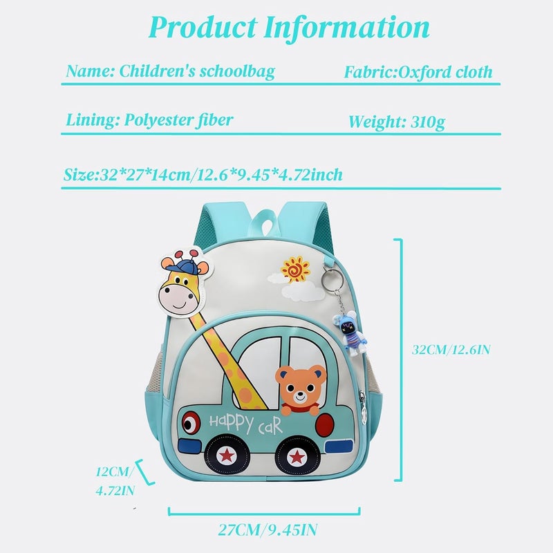 AoMige Toddler Backpack - Cute Cartoon Schoolbag for Kids with Adjustable Straps - Image 5