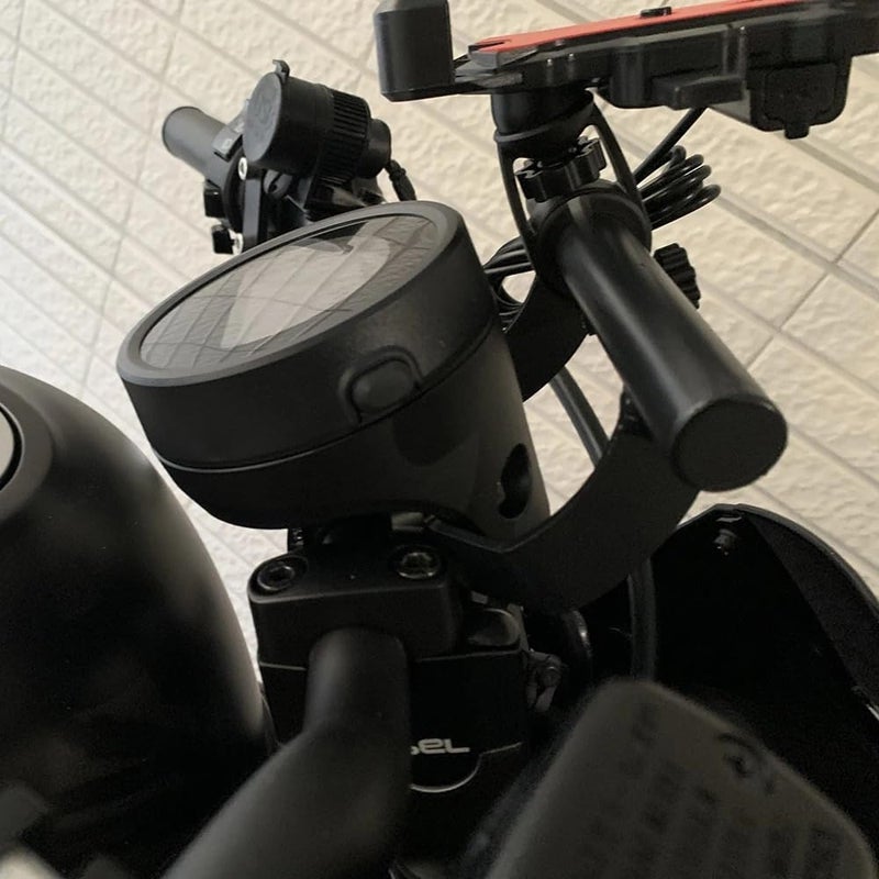 QASULER Motorcycle Phone Holder Bracket - Image 3