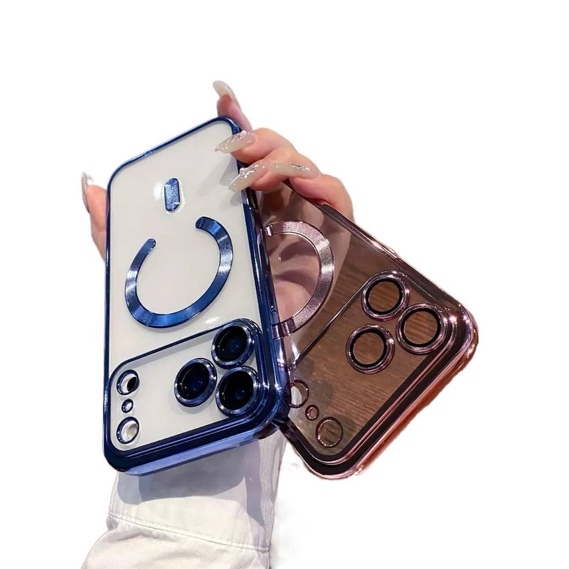 TPU MagSafe Case for iPhone 11 Pro with Shockproof and Drop Protection plus Shockproof plus Strong Magnetic plus Full Coverage in Gold - Image 1