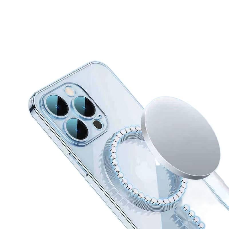 TPU MagSafe Case for iPhone 11 Pro with Shockproof and Drop Protection plus Shockproof plus Strong Magnetic plus Full Coverage in Gold - Image 2