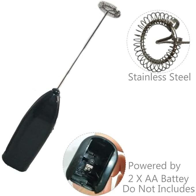 Silk Route 1Pc Egg Beater Handheld Electric Milk Beater Sheep Milk Coffee Mixer Milk Frother Electric Mixing Stick - Image 4