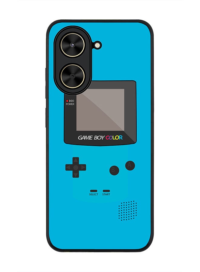 Stylizedd For Xiaomi Poco C71 / Redmi A5 4G Case,Slim fit Camera Protection, Shockproof Thin Phone cover  - Gameboy Color - Blue