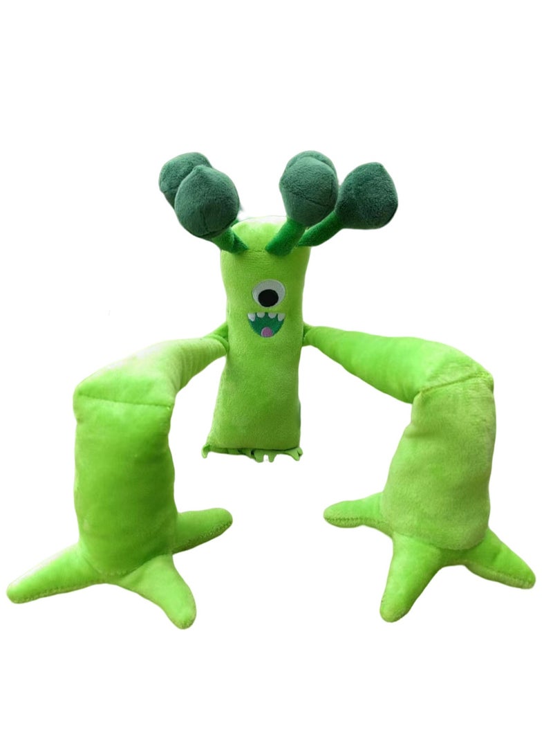 42cm Six-Head Green Vegetable Plush Toy, Banban Garden Soft Cartoon Doll Pillow, Suitable As A Gift For Children On Birthdays And Holidays - Image 1