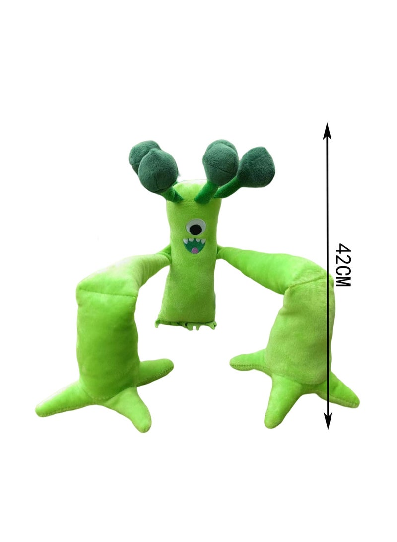 42cm Six-Head Green Vegetable Plush Toy, Banban Garden Soft Cartoon Doll Pillow, Suitable As A Gift For Children On Birthdays And Holidays - Image 2