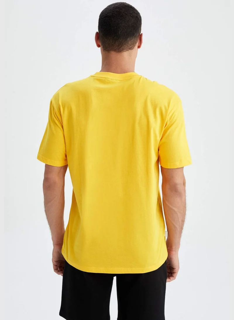 DeFacto Man NBA Los Angeles Lakers Licenced Knitted T-Shirt