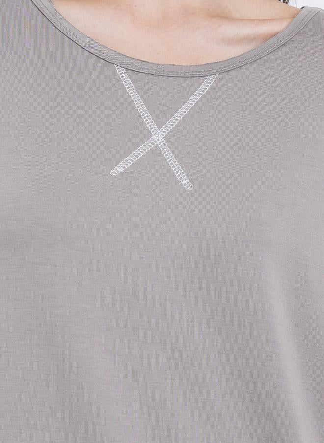 Take Two Contrast Stitch Regular Fit T-Shirt - Image 3