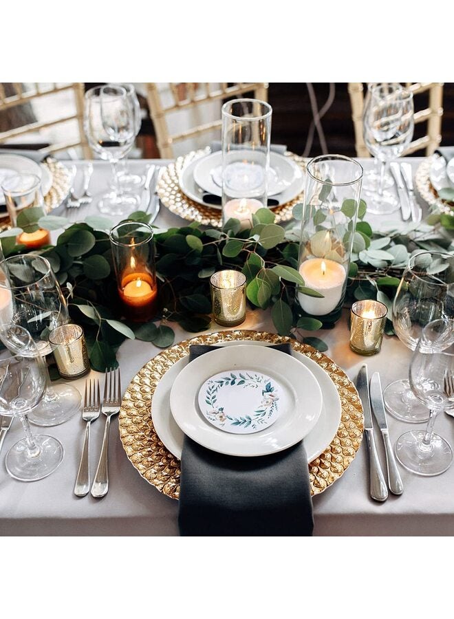 LAMAY Gold Votive Candle Holders Set of 36 - Speckled Mercury Gold Glass Candle Holder Bulk - Ideal Fall Decor for Boho Wedding Centerpiece Table, Thanksgiving Decorations Indoor - Image 3