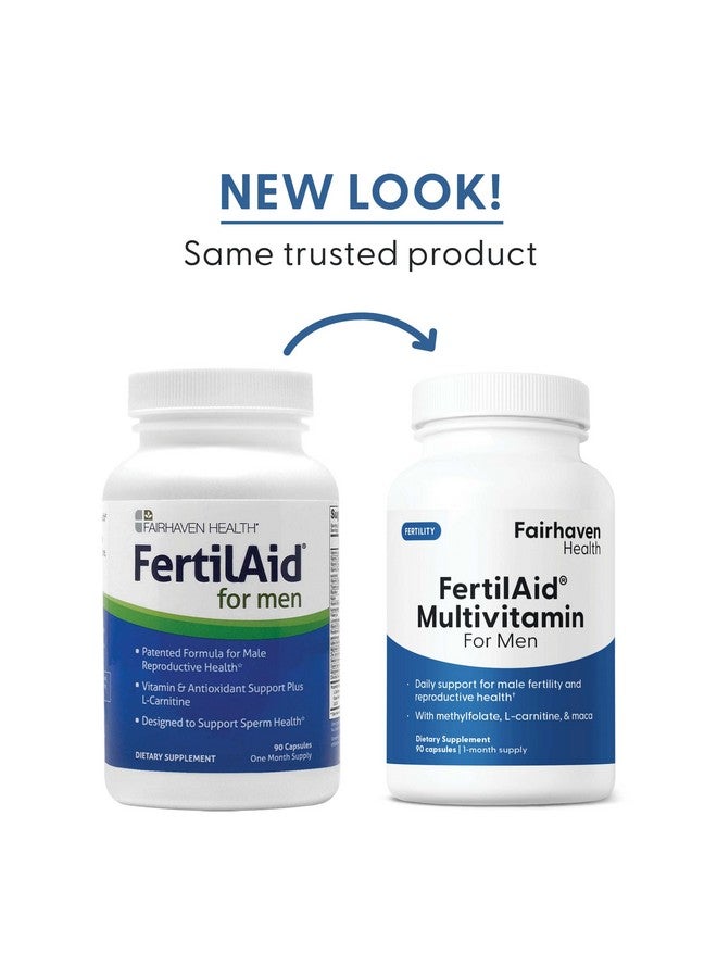 Fairhaven Health FertilAid for Men Fertility Supplements for Men | Count and Motility Support Pre-Conception for Him | Male Fertility Support Includes L-carnitine, Zinc, and Folate | 90 Capsules - Image 3