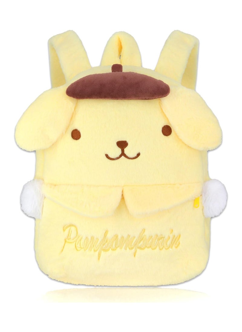 General - Anime Cartoon Pom Pom Prin Cute Plush Doll Backpack Kawaii Ladies Bag Birthday Gift - Image 1
