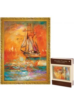 Generic A Boat in Sunset - Jigsaw Puzzle - 1000pcs 