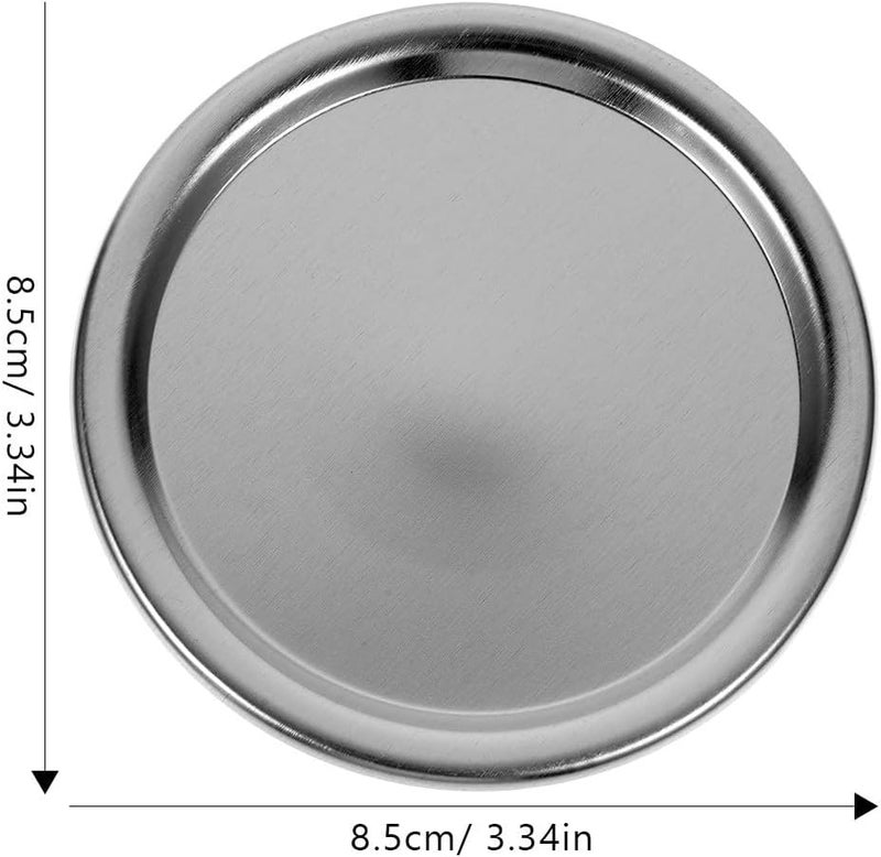 48pcs Tinplate Wide Mouth Mason Jar Lids Split-type Metal Sealing Covers Leakproof Canning Jar Caps for Home Food Storage - Image 2