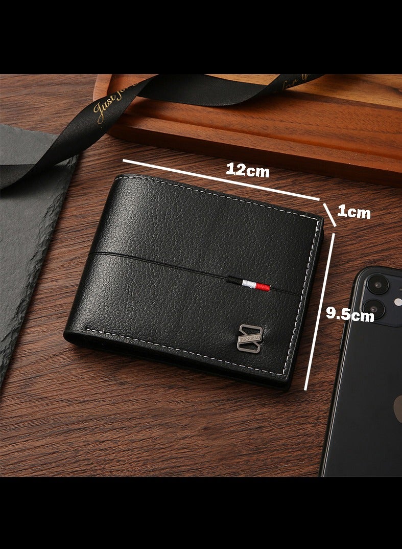 Wallet for Men- Leather Wallet (Black)  - Image 2