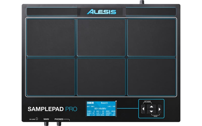 Alesis SamplePad Pro - Percussion and Sample-Triggering Instrument With 8 Velocity Sensitive Drum Pads, 200+ Built-in Sounds - Image 2