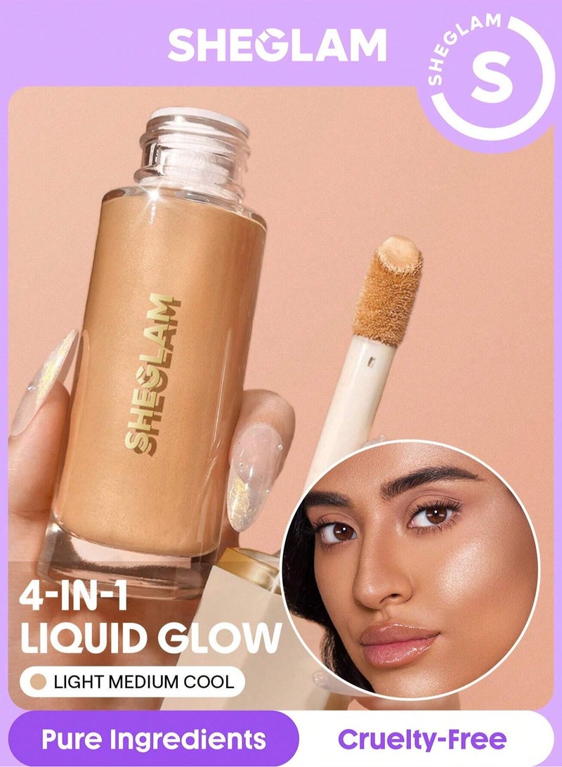 SHEGLAM Sunburst Glow Mixer - Light Medium Cool - Image 1
