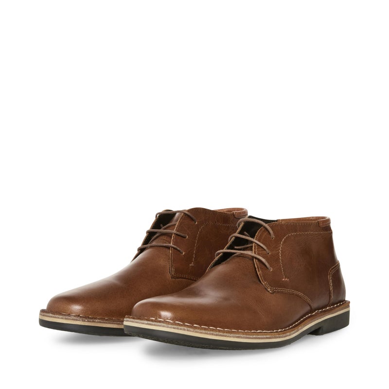 STEVE MADDEN حذاء تشوكا للرجال من ستيف مادن هاركن كوجناك 115 عريض