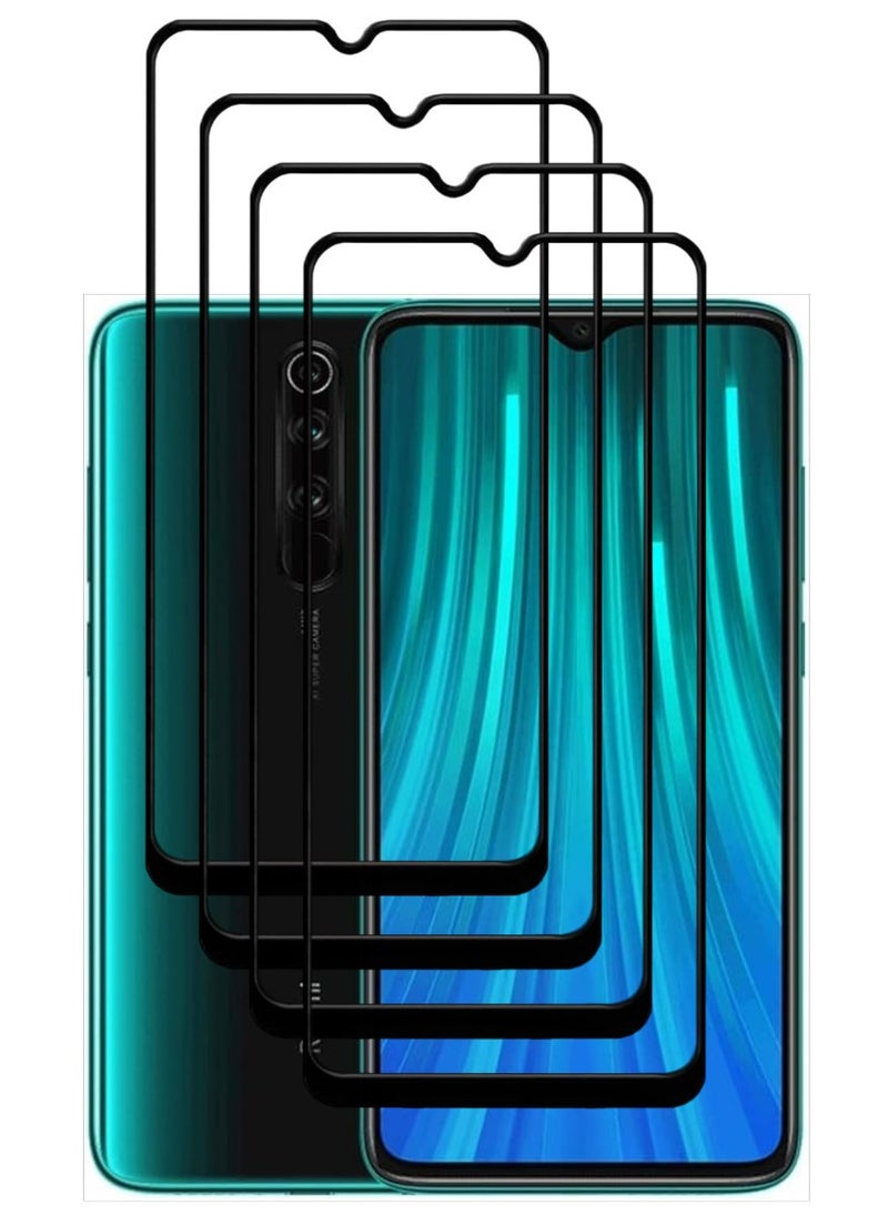 ACLIX 4 Pieces Antistatic ESD Dustproof Premium Quality High Definition Tempered Glass Screen Protector Designed For Xiaomi RedmiNote 8 Pro - Image 1
