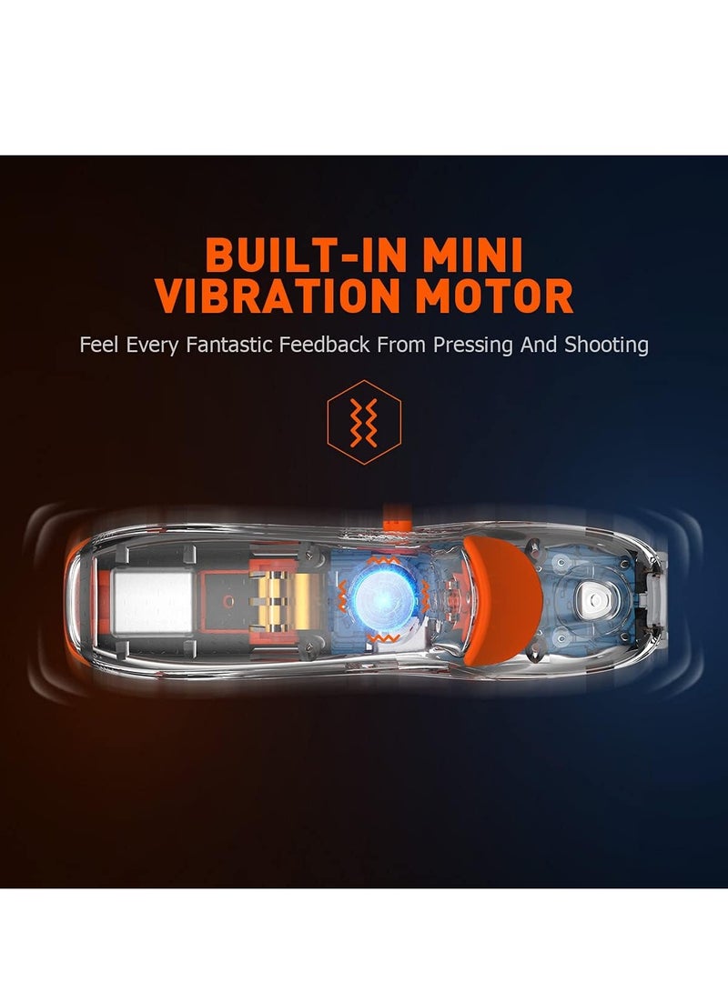 Mobile Gaming Triggers, Mobile Game Controllers Plug and Play for iOS and Android Phone 4.7-6.5 inches Game Trigger for PUBG/Fortnite/COD White (M1-1 Piece) - Image 3