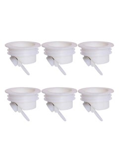 SYOSI Silicone Drain, 6Pcs Backflow Preventer Floor Drain Deodorant Core Drain Valve Sewer Core for Toilet Bathroom Floor Drain  - Image 1