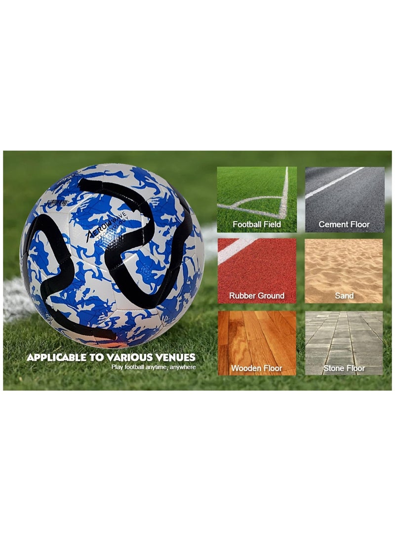 Spall - Football Soccer Ball For Matches World Cup Best Indoor/Outdoor Water Proof Ball For Professional Training And Match Men And Women Youth And Adult - Image 1