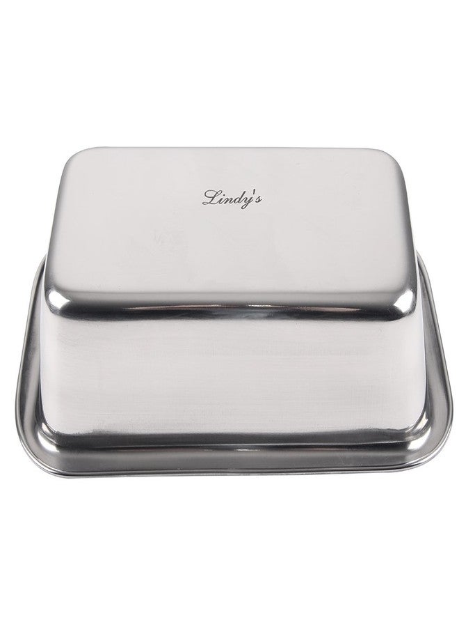 Lindy's Stainless Steel Loaf Pan for Baking Bread, Meatloaf, Cakes, Brownies, Casseroles, and More, Nontoxic & Dishwasher Safe - Image 3