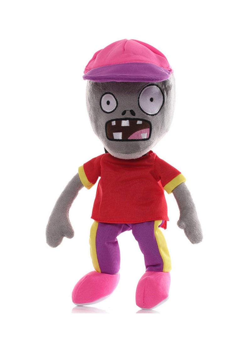 Plants Chaos Zombie Doll Humanoid Doll Children's Pillow Toy (Pink Zombie Wearing A Peaked Cap)  - Image 1