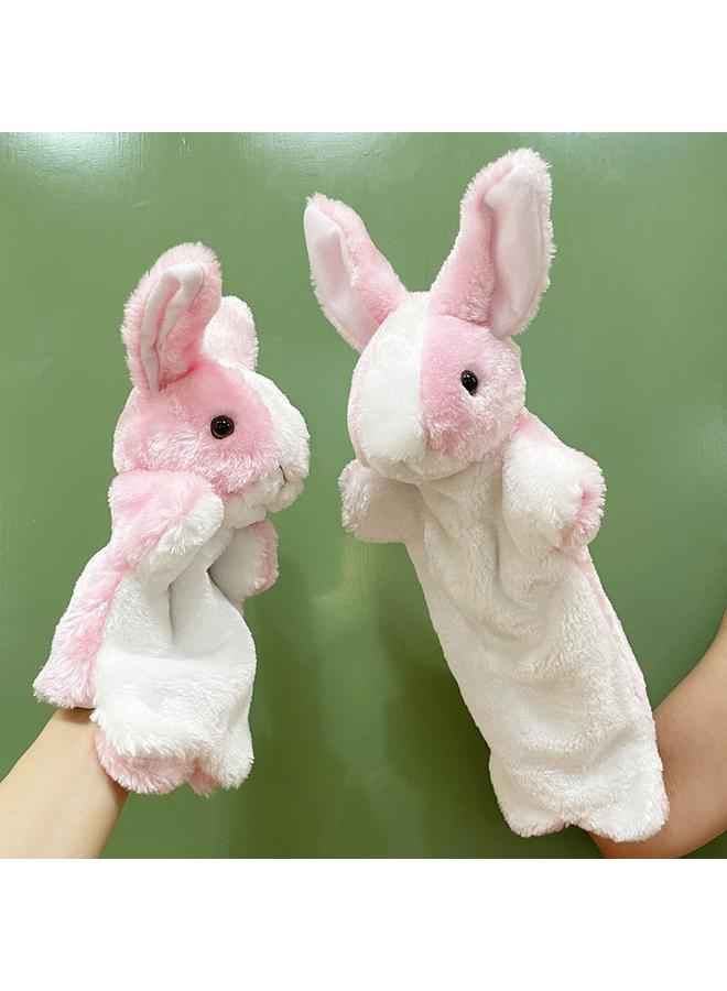Bluejw 40cm Large Plush Toy White Rabbit One Large One Small Suit Gloves Doll Mouth Doll Wish - Image 4