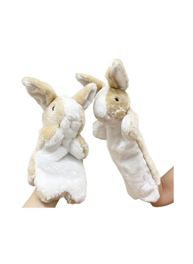 Bluejw 40cm Large Plush Toy White Rabbit One Large One Small Suit Gloves Doll Mouth Doll Wish - Image 5