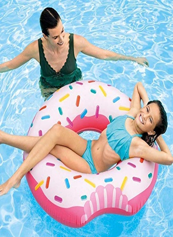 VWretails Rainbow Donut Inflatable Pool Swim Tube - Image 3