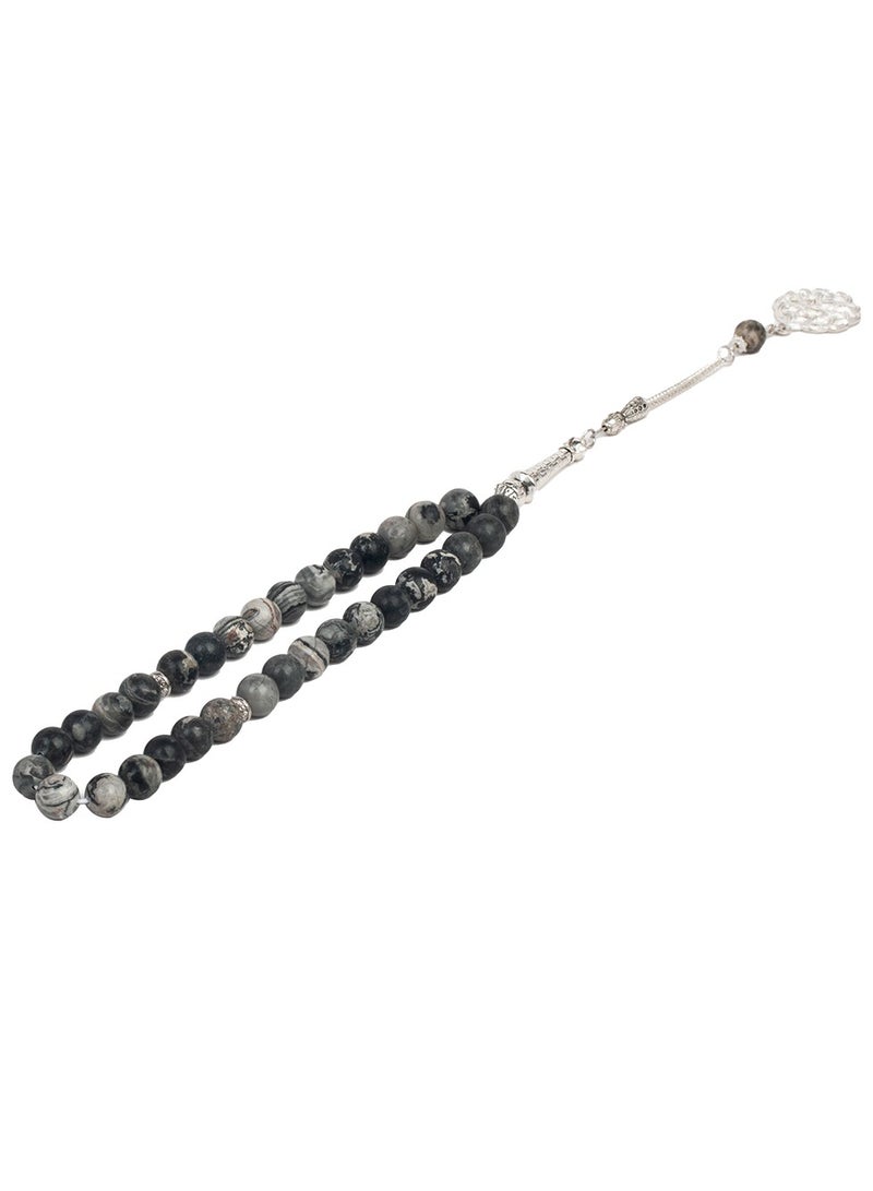 RS Wooded lead kyanite stone rosary 10ml - Image 5