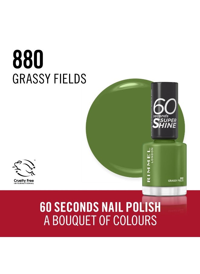 RIMMEL LONDON - 60 Seconds Nail Polish - 880 Grassy Fields - Image 1