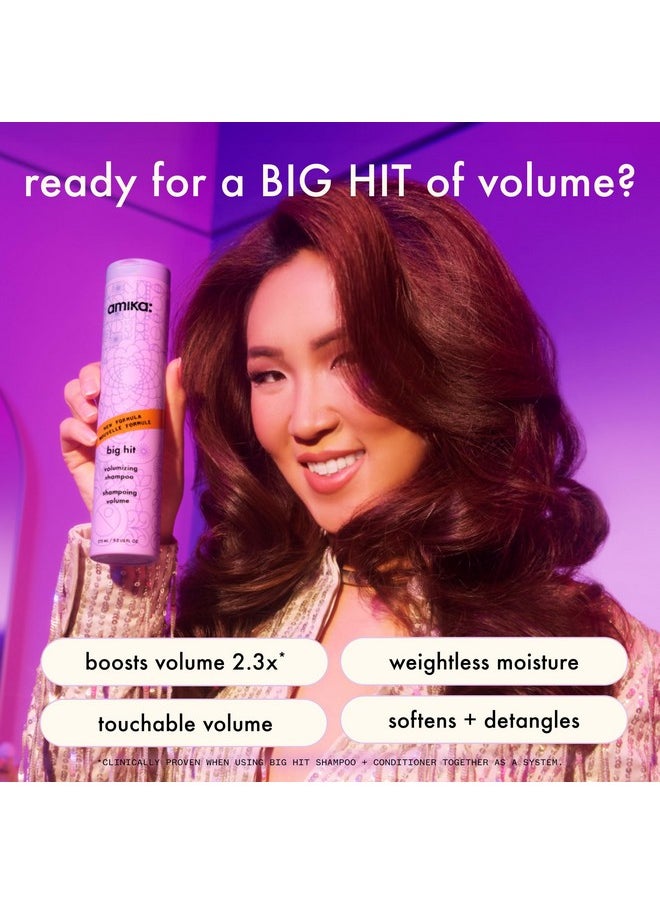 amika Amika big hit volumizing shampoo, 275ml  - Image 2