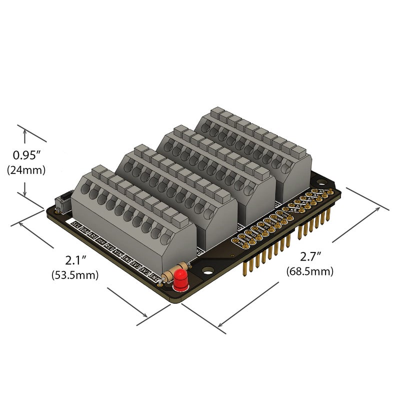ElectroCookie Uno Terminal Block Shield Kit, Compatible for Arduino Uno R3, Push-in Simple Spring Connector Expansion PCB Module - Image 5