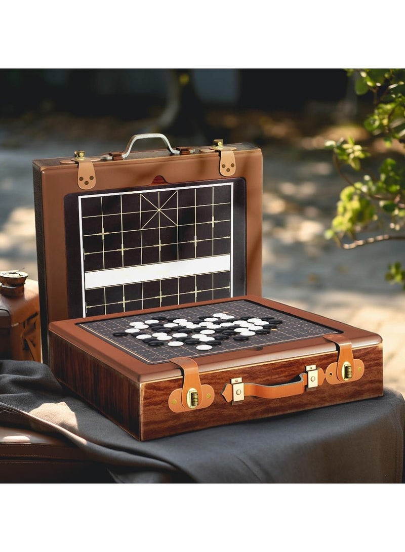 Kannzz Multifunctional Chess Suitcase, 12 Board Games - Gift Set - Image 3