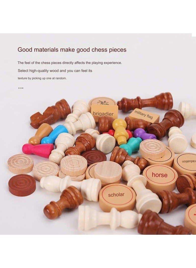 Kannzz Multifunctional Chess Suitcase, 12 Board Games - Gift Set - Image 4