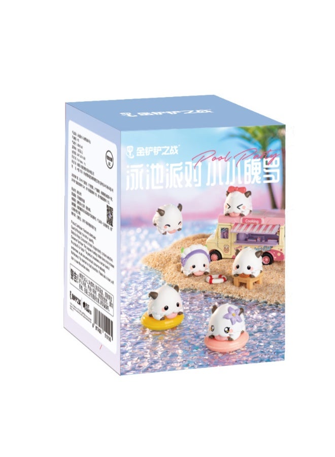 general Teamfight Tactics Little Hero Pool Party Series Boluo Hand-made Cute Blind Box Desk Decoration - Image 1