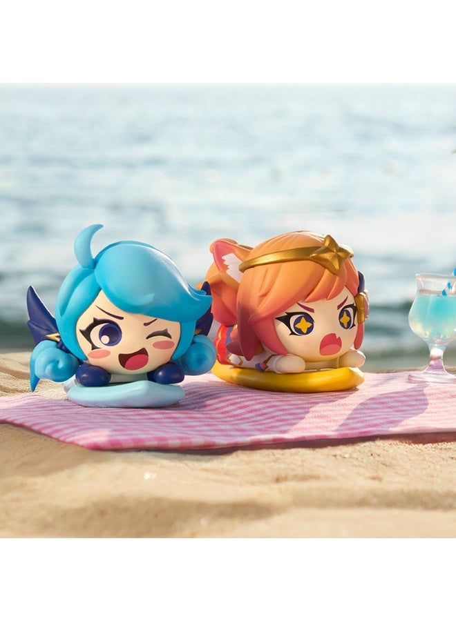 general Teamfight Tactics Little Hero Pool Party Series Boluo Hand-made Cute Blind Box Desk Decoration - Image 2