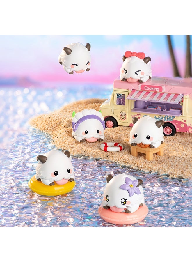 general Teamfight Tactics Little Hero Pool Party Series Boluo Hand-made Cute Blind Box Desk Decoration - Image 3