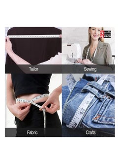 RACO RACO Body Measuring Tape | New and Improved | Retractable with Lock and Pin | 150 CM Measure Body: Waist, Hip, Bust, Arms and More | Weight Loss Sewing Tape Tailor Tape  - Image 4