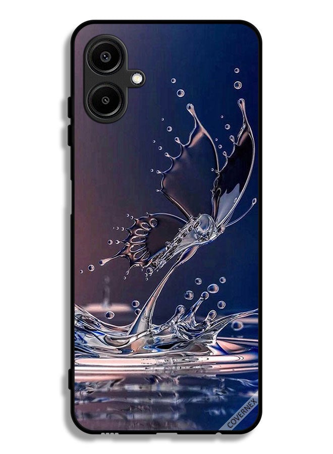 Covernex Samsung Galaxy F06 5G Protective Case Cover Water Drops Butterfly - Image 1